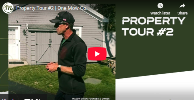 Lawn care and landscaping video tour